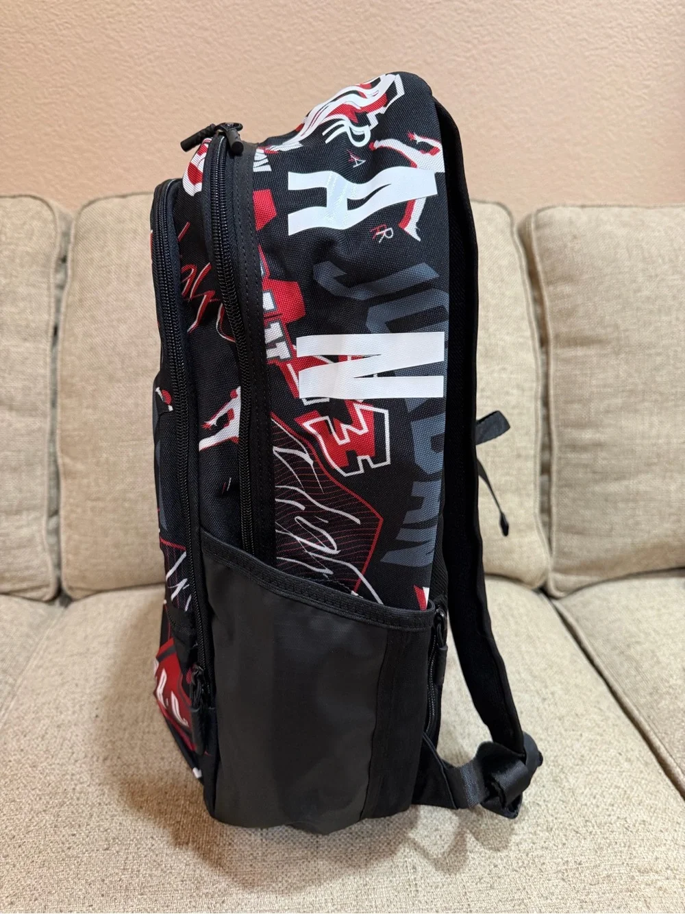 New Nike x Air Jordan Patrol Backpack Red Black Large